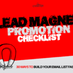 lead magnet promotion checklist