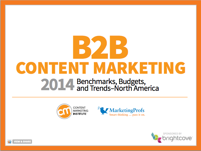 B2B Content Marketing Report 2014