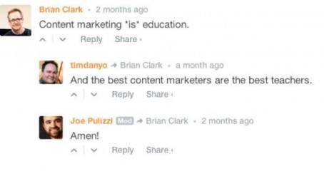Content marketing is education