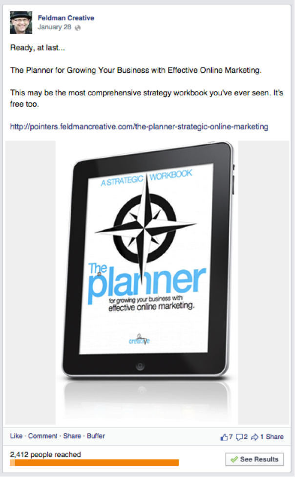 The Planner on Facebook