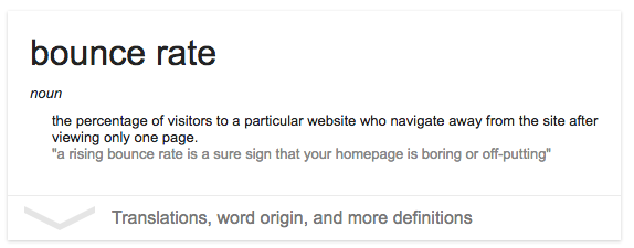bounce rate defined