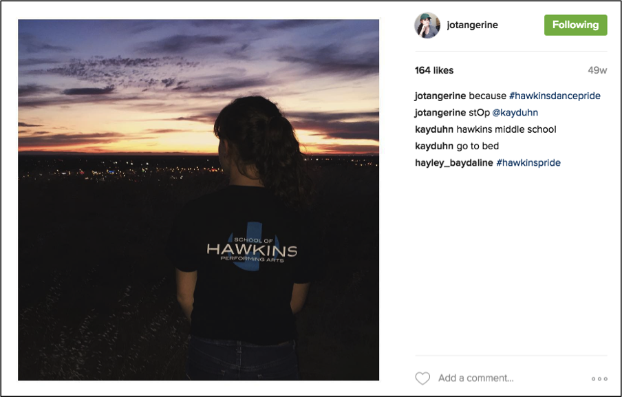 Hawkins Instagram
