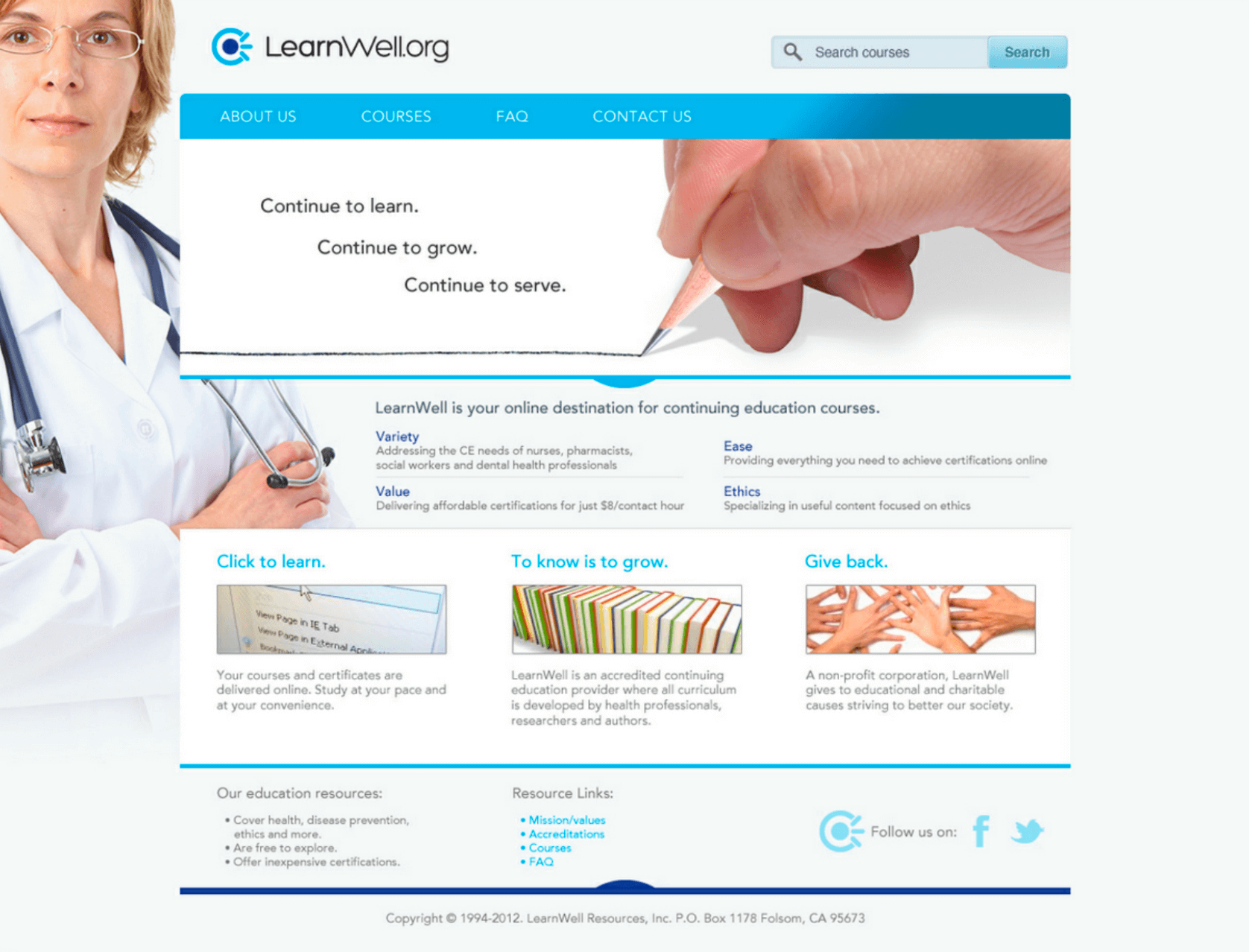 Homepage – LearnWell