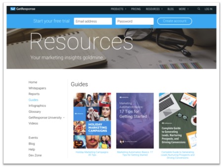 GetReponse Resources